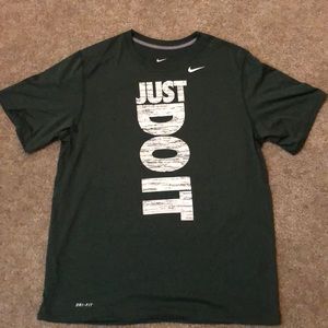 Green Dry-Fit Nike Tee